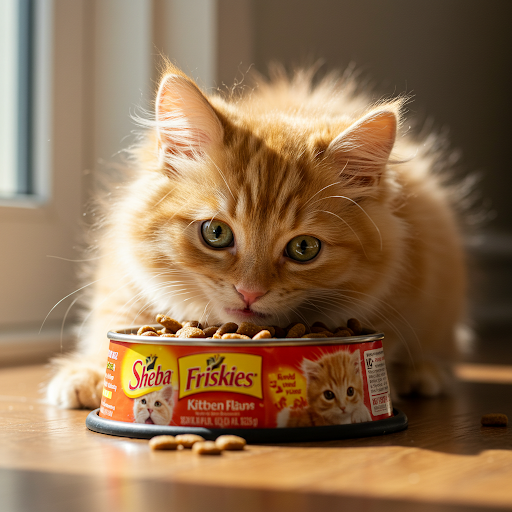 Find out how many kcal are in Sheba and Friskies split pack kitten food, including nutritional details and feeding guidelines.